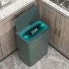 Inductive Smart Home Automatic Trash Can with Lid for Bathroom and Kitchen, Large Capacity