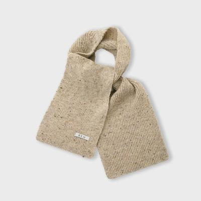 IULAI Popcorn Wool Muffler Beige