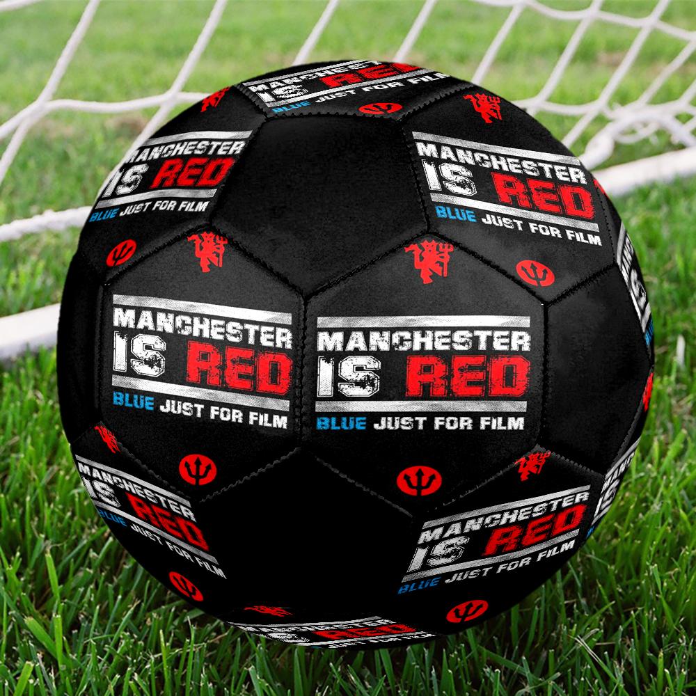 Manchester United Theme Size 5 Soccer Ball, Suitable for Both Indoor and Outdoor Matches, a Gift Suitable for Everyone.