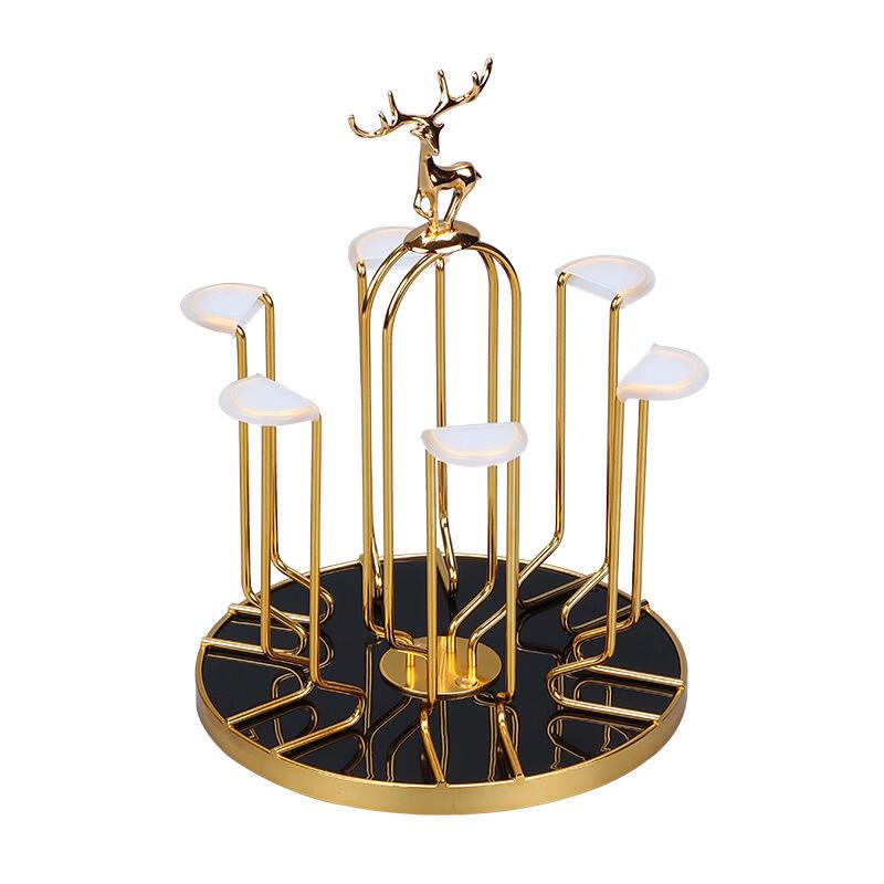 

Japanese Style Rotating Deer Head Cup Drainer
