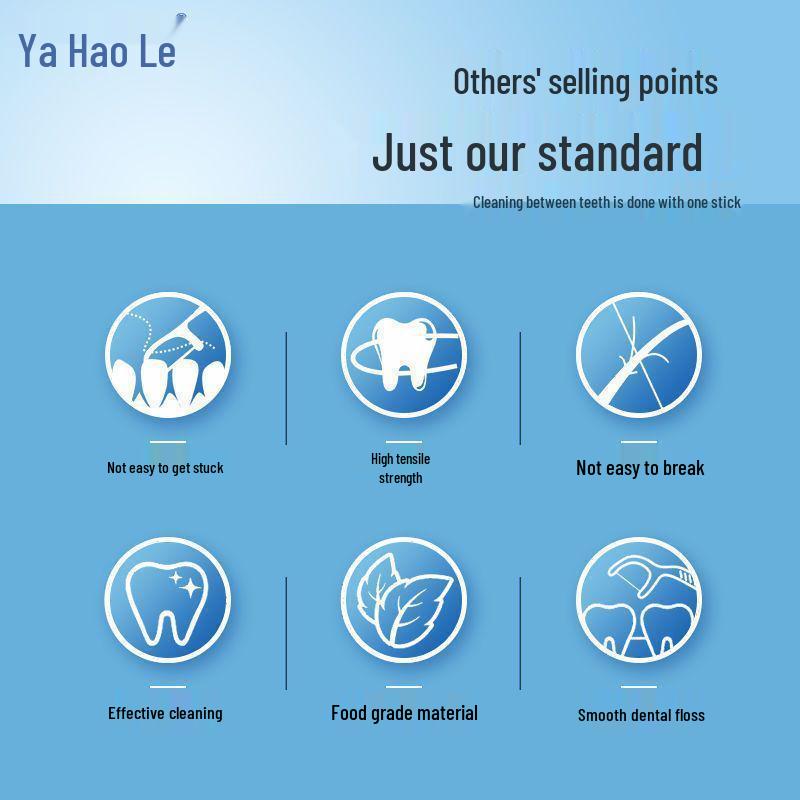 Ultra-Fine Fruit-Flavored Family Pack Dental Floss Picks for Whitening & Children's Oral Care