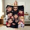 Starry Purple Rose Fantasy Blanket Soft And Comfortable Suitable For All Seasons Office Rest Blanket Air Conditioning Blanket Digital Printing