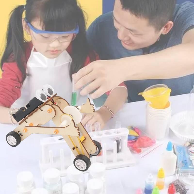 Diy Wooden Thumbs-up Robot Science Experiment Kit For Elementary And Middle School Stem Education