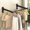Non-Punching Drying Rack Stainless Steel Clothes Drying Hanger Folding Drying Racks  Bathroom