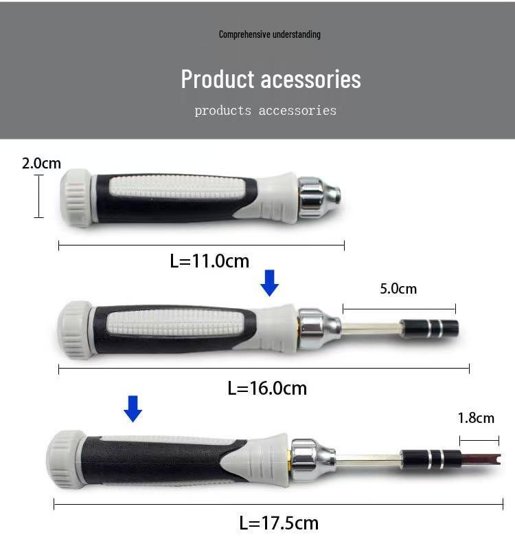 60-in-1 Multi-Functional S2 Screwdriver Set for Home & Computer Repair