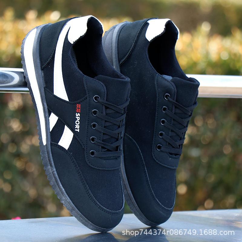 Cloth shoes spring and autumn non-slip sports casual shoes soft sole lace-up canvas shoes breathable