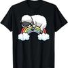 Valais Blacknose Sheep Rainbow Sleeping Pajama Napping T Shirt
