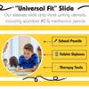 4Pcs Textured Silicone Writing Grips Improve Handwriting Skills Sensory Fidgets Toys For Kids and Children, Multicolor