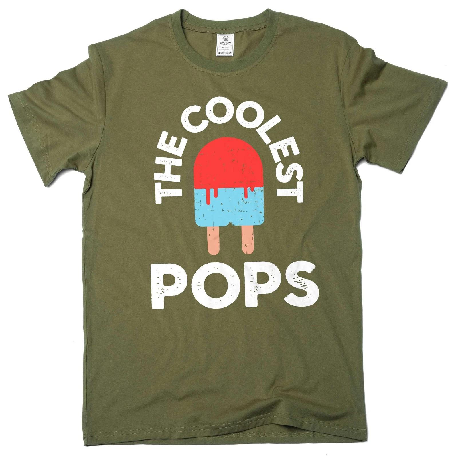 Men s Coolest Pops T-shirt, Grandpa Funny gifts, Papa Father s day grandpa Tee XXXXL