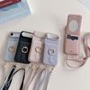 Phone Case for IPhone 17 Air 16 Plus 15 14 11 Pro Max 13 12 Mini Crossbody Flip Mirror Wallet Card Slot Bracket Leather Cover