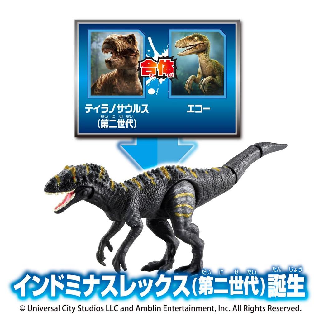 Takara Tomy AniA Jurassic World Alive Indominus Rex Animal Dinosaur Toy Second Generation Ages 3 and Up