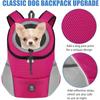New Double Shoulder Portable Travel Backpack Outdoor Pet Dog Carrier Bag Pet Dog Front Bag Mesh Backpack