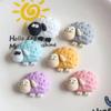 6pcs Cute Sheep Refrigerator Magnets, Personalized Fridge Stickers For Kitchen, Office, Whiteboard, Dishwasher, Kitchen Decor,Home Decor,Holiday Gifts
