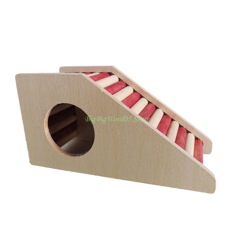 24TE Hamster Kletterleiter/Brücken Holz- Kletterspielzeug Brücke Käfig Dekoration für Hamster Rennmäuse Mäuse & Kleintiere