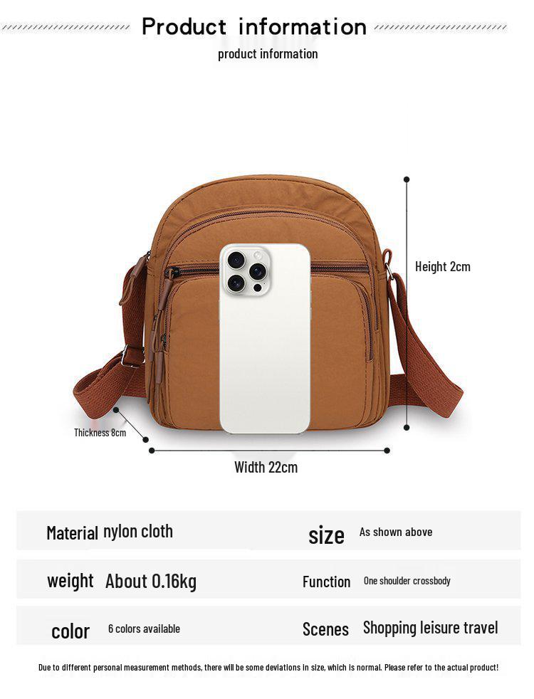 Women's Multi-functional Crossbody Bag: Fashionable, Layered, Casual Handbag and Shoulder Bag for Everyday Use