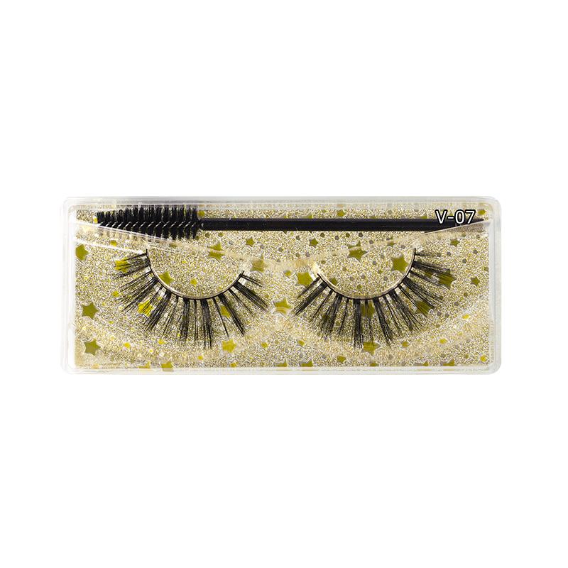 3D 5D Faux Mink False Eyelashes With Lash Boxes Custom Logo High Quality 15-20Mm 25Mm Mink Strip Lashes