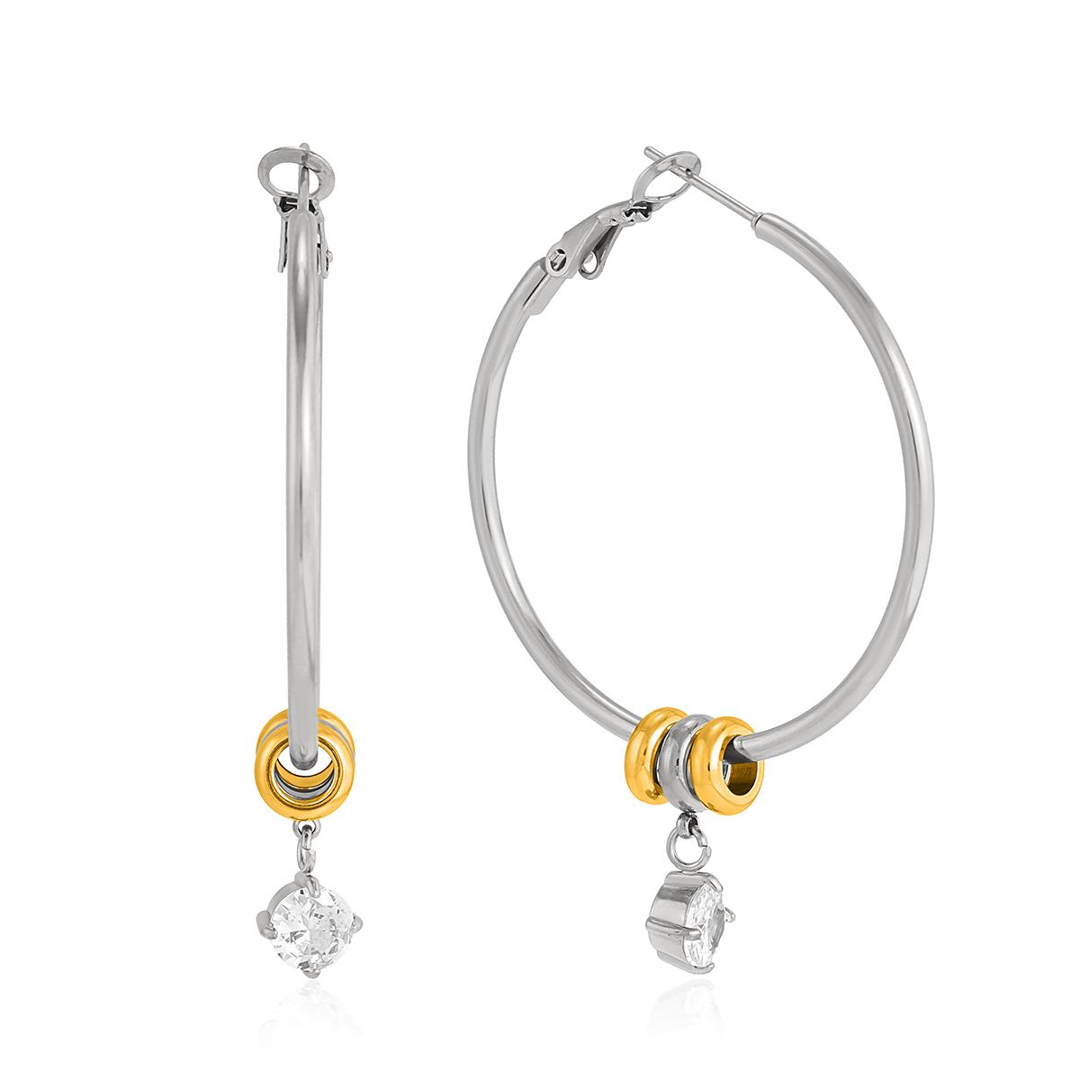 

Stainless Steel Daily hoop earrings for Women Autumn Winter Style Daily Wear Fashion Jewelry Gift Waterproof 2026 New