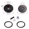 KKLM Car Wiper Removal Kit with Bolt Cap Rear Wiper Grommet Cap Removal Cap Aluminum Alloy Rear Wiper Cap (Black)