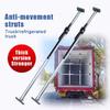 Heavy Duty Steel Truck Cargo Bar Ratcheting Adjustable Load Lock For Pickup Bed Anti Slip Secure