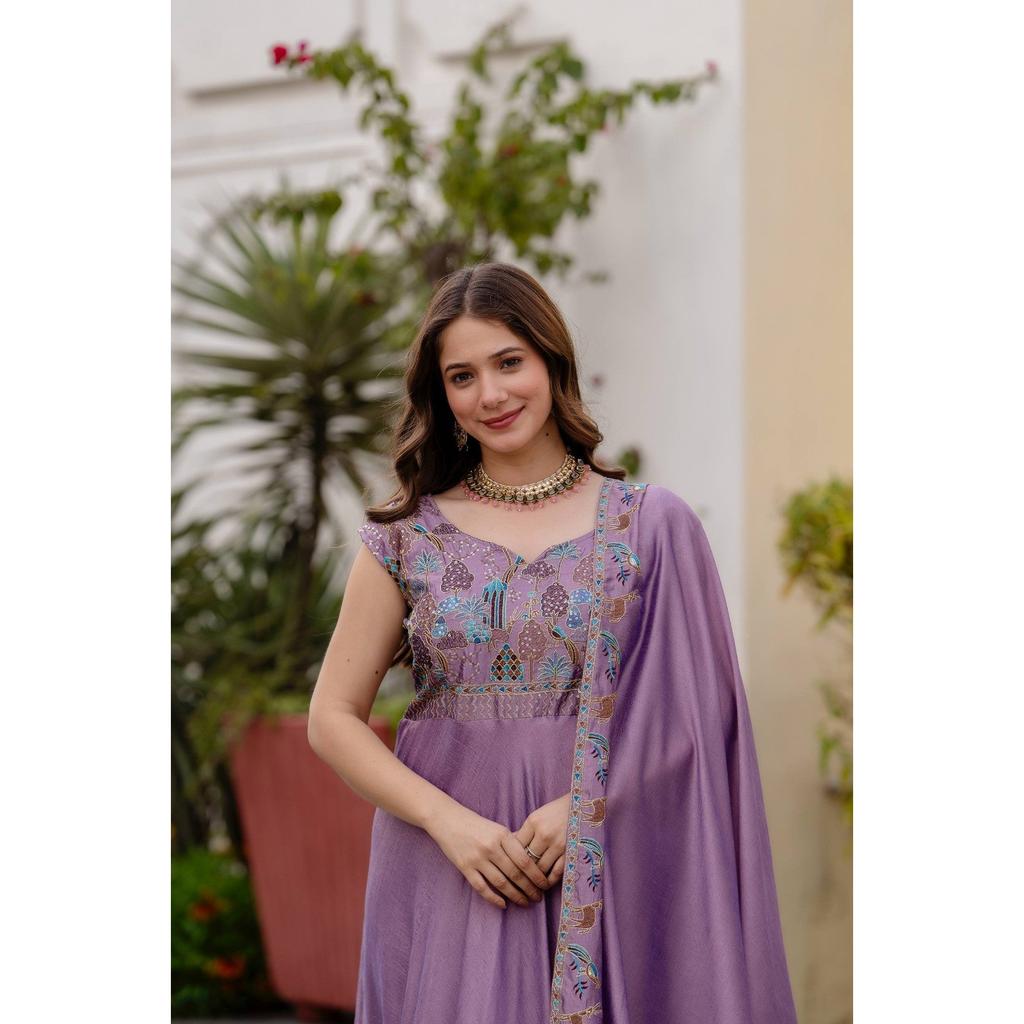 Paksiatni Designer Anarkali Gown Suit Indian BollywoodWedding Wear Salwar Kameez