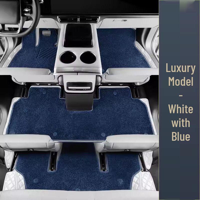 Compatible Li Auto L8 & L9 Full Coverage Car Floor Mats - New L8Pro & L9Max Carpet Style Mats