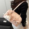 Sac de Bowling Bow Style Français Sacs à Main Élégants pour Femmes Sac d'Épaule Boston Vintage Sac d'Aisselle