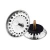 Stainless Steel Kitchen Sink Vegetable Washing Basin & Drain Cover Set