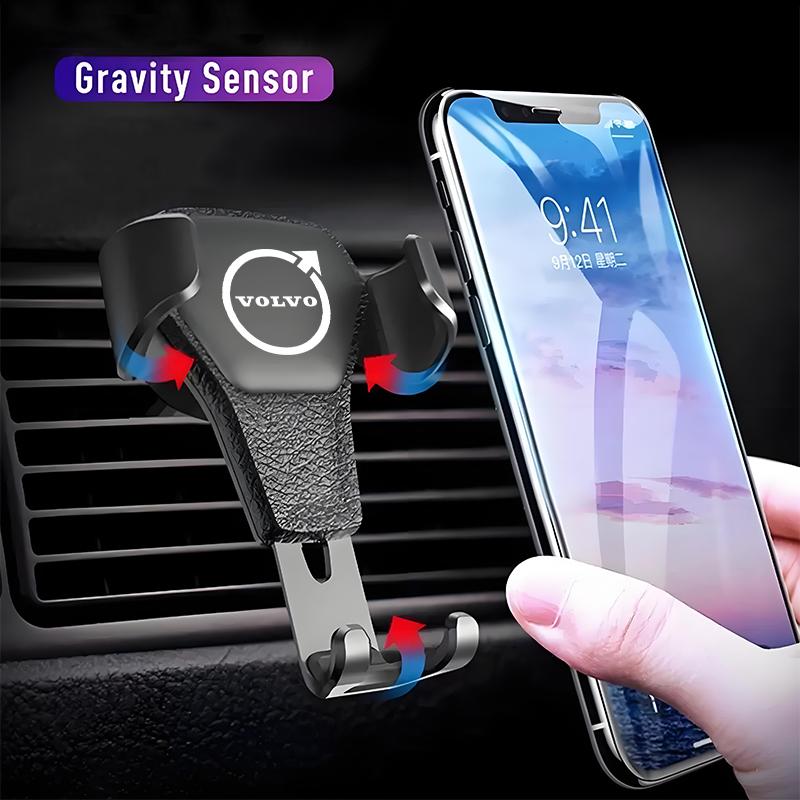 Nový Držák Telefonu do Auta Volvo Gravitační Stojan Mobilní Podpora Pro Volvo ES90 EC40 EX40 EM90 XC90 V90 V60 XC60 V40 S80 S60 S90 C40 XC40