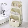 Tiered Makeup Brush Organizer Countertop Organizer Large Capacity 3-Layer Design Bathroom Counter Desk Organizer