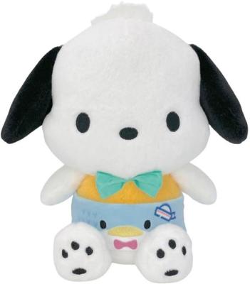 Nakajima Corporation Happy Birthday 5th Anniversary Belly Wrap Plush Toy Pochacco Small 208781-25
