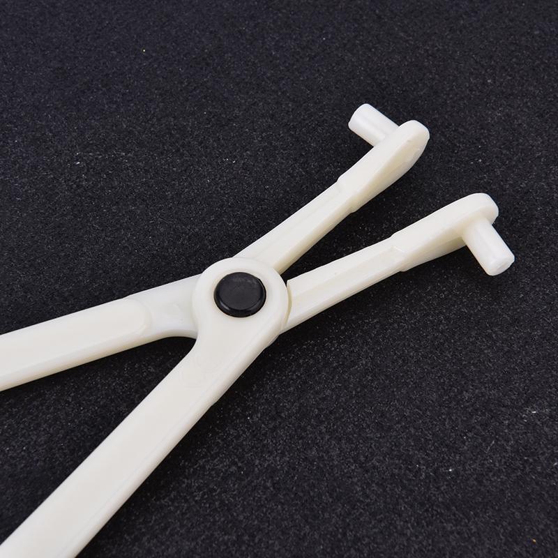 Disposable Sterile Slotted Round Navel Forcep Clamp Open Plier Ear Nose Piercing