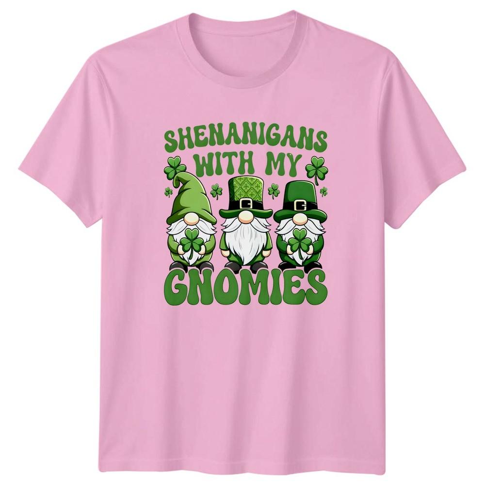 Shenanigans With My Gnomies TShirt St Patricks Day Gnomes Holiday Seasonal