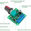 2 Stück Niederspannungs-Gleichstrommotor-Drehzahlregler Einstellbarer Treiber Gleichstrommotor Drehzahlregler Schalter mit Drehzahlreglerknopf