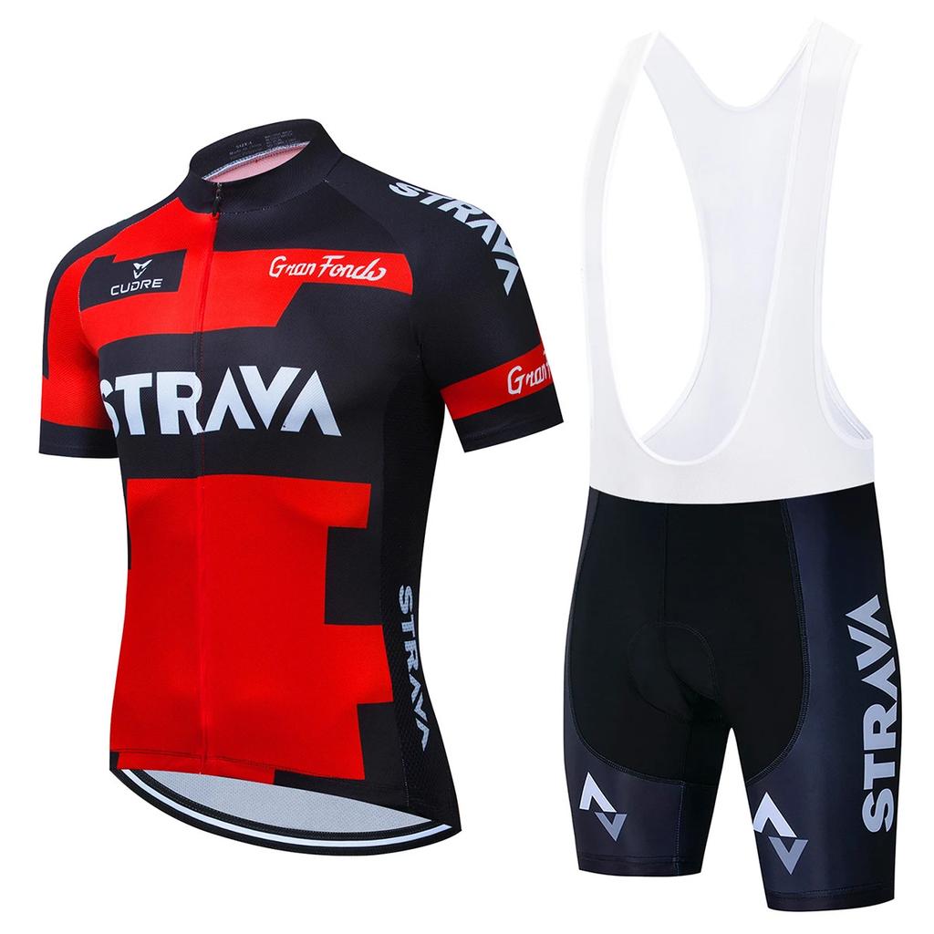 Cycling Suit Set Strap Short Sleeve Set Cycling Suit 2026 Summer Breathable Cycling Suit Set