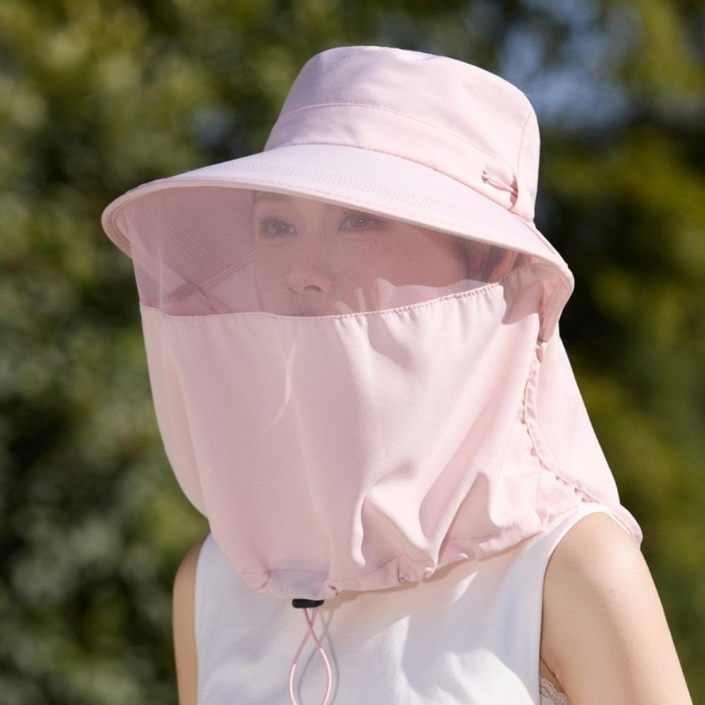 Adjustable Sun Hat Anti-UV Safari Cap New Bucket Hat  Men