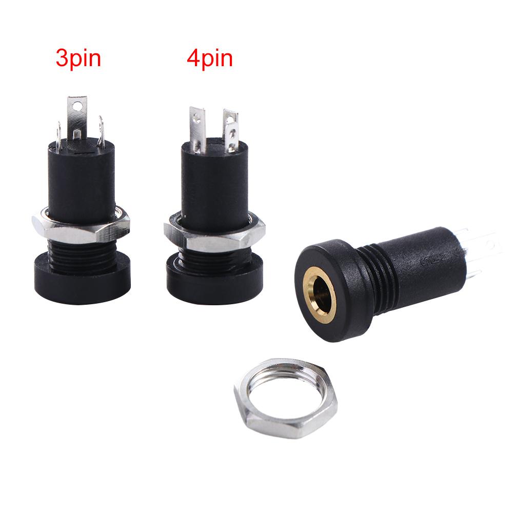 Einbaumontage DC-Buchse Audioanschluss Kopfhörerbuchse PJ392A Buchse 3,5MM Audiobuchse Kopfhörerbuchse
