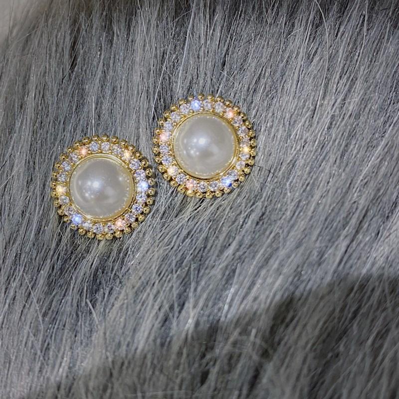 Radiant Stud Earrings, Earrings, Women S Pearl Earrings