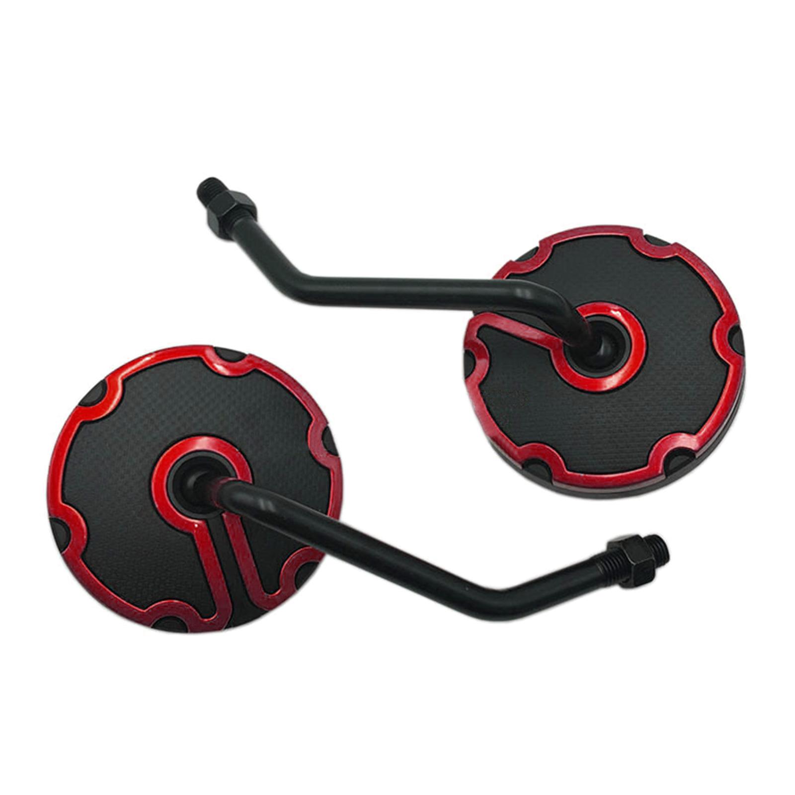 

Оновлені дзеркала заднього виду для мотоциклів Дзеркала заднього виду для скутерів Пластикові та скляні дзеркала заднього виду Проста установка для GY6