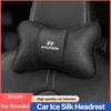 High-end Car Seat Headrest Memory Foam Comfort Pillow Auto Interior For Hyundai NLINE I30 I20 I10 Venue Tucson Genesis Getz IX35 E1