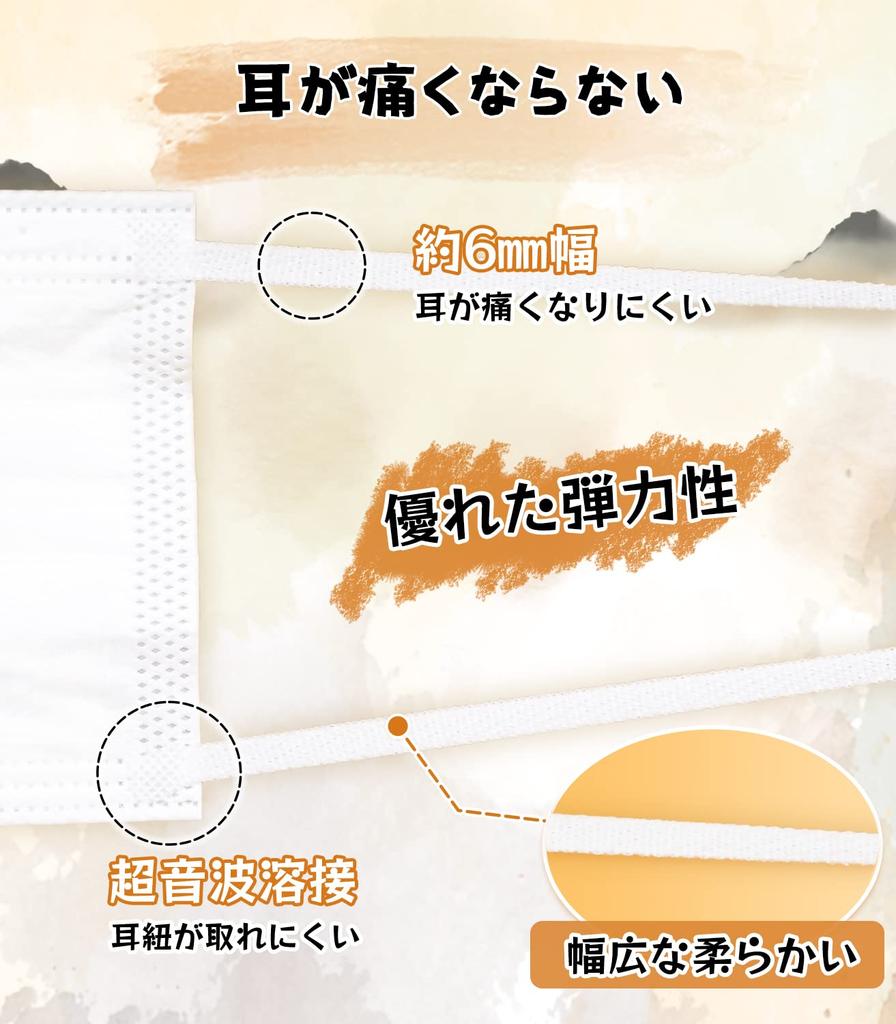 Hellozebra Nonwoven Individually Comfortable Certified In Japan Disposable Pleated Masks for Sensitive Gentle On the Easy To Masks Masks, Wrapped,