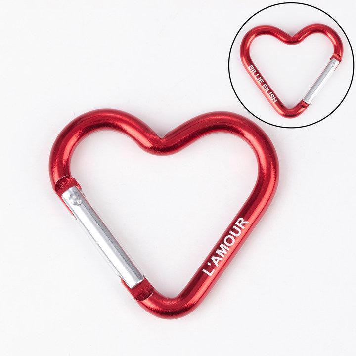 

Trendy European & American Heart-Shaped Carabiner Jewelry
