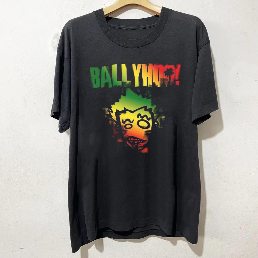 Ballyhoo! Band Black Cotton SHirt Full size S-5XL CL84 L