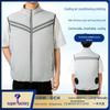 Men's Summer Cooling Vest with Fan for Sun Protection and Heatstroke Prevention