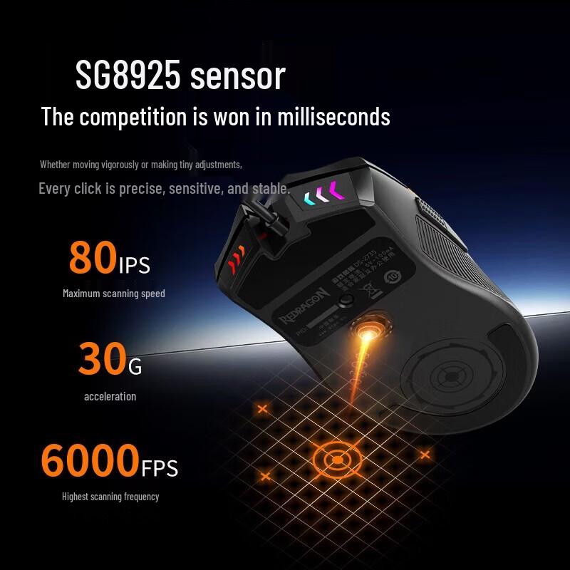 Lenovo MG101 Wired RGB Gaming Mouse