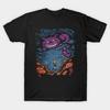 Asian Size Men Print T-shirt All Mad Here No-Cut Heat Transfer Print Cotton Tshirt
