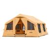 Aufblasbares Zelt für Camping 8-12 Personen Glamping Zelt mit Pumpe Einfach aufzubauen