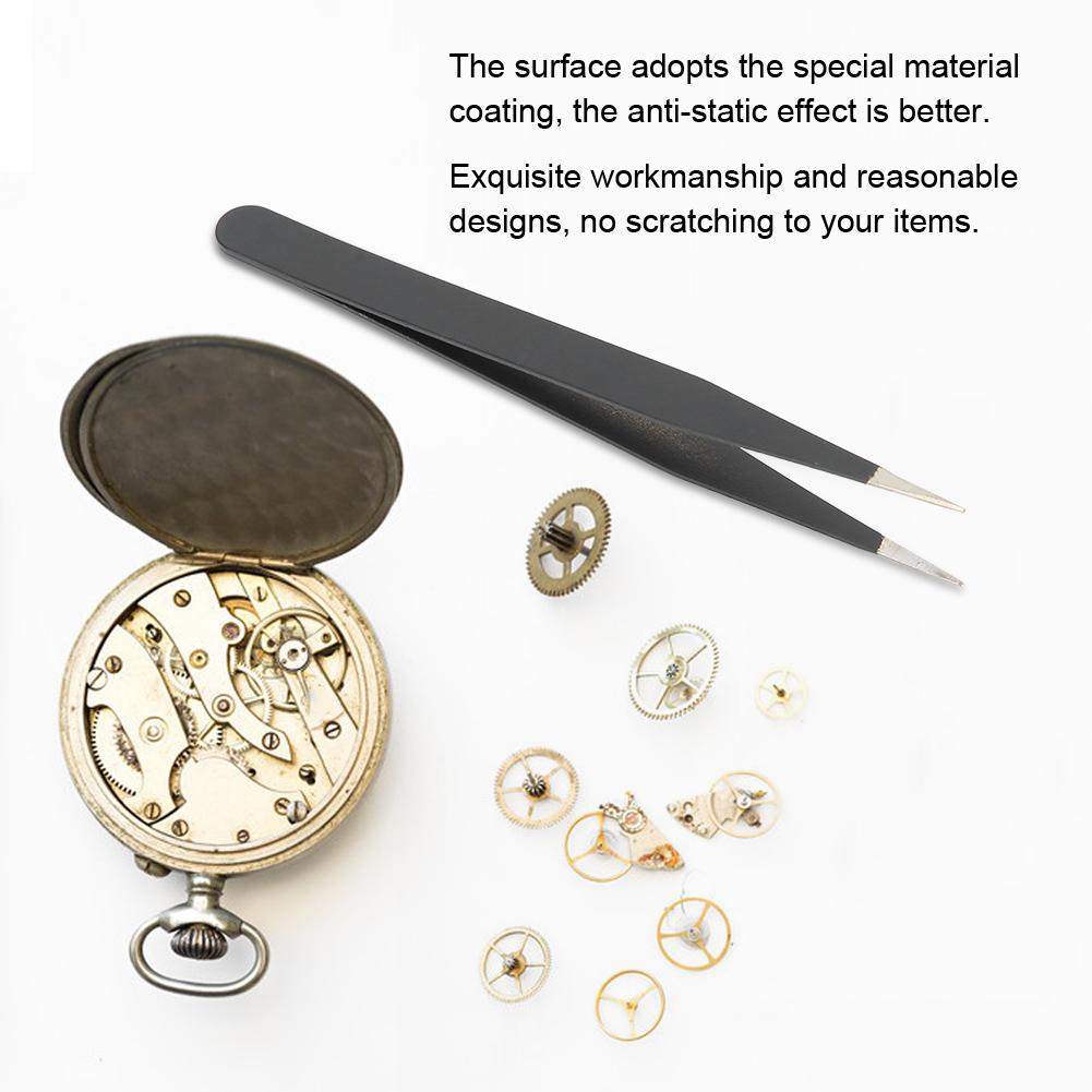 Zestaw 10 szt. Pęsety ze stali nierdzewnej antystatyczne o wysokiej precyzji narzędzie do napraw domowych