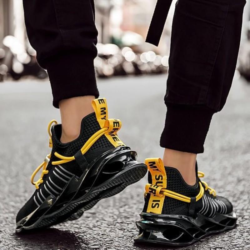 Stylish Thick Platform Mesh Upper Male Sports Shoes Breathable Running Men's Casual Sneakers Original Fashion Shoe In Promotion