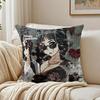 game dark YYandere SSimulator Cushion Cover Pillowcase Antidustmite living Room Sofa Decor Cushion Room