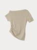 Mejongleuhaleu Focus Shirring Slit Knit 3 Colors